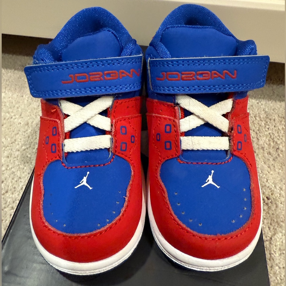 Jordan 1 Flight Low TD Red White Sneakers